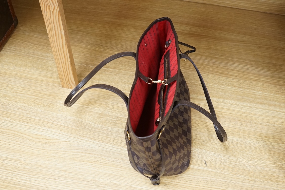 A Louis Vuitton Neverfull small tote bag, with interior pocket, numbered FH0168, 36cm wide